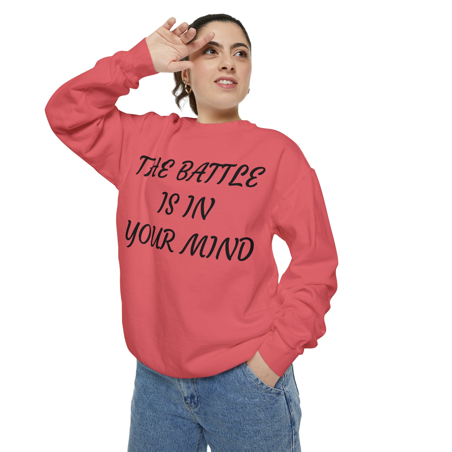 Battle of the Mind Unisex Garment-Dyed Sweatshirt