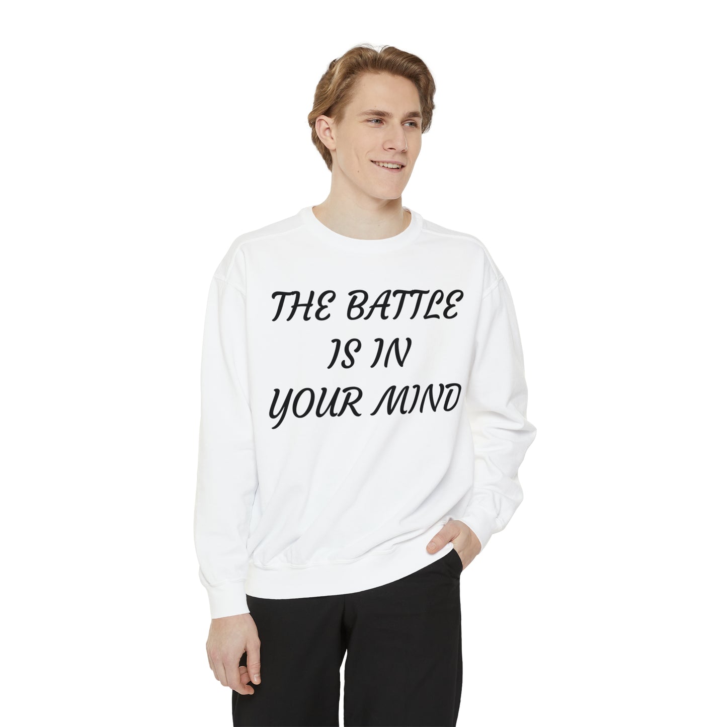 Battle of the Mind Unisex Garment-Dyed Sweatshirt