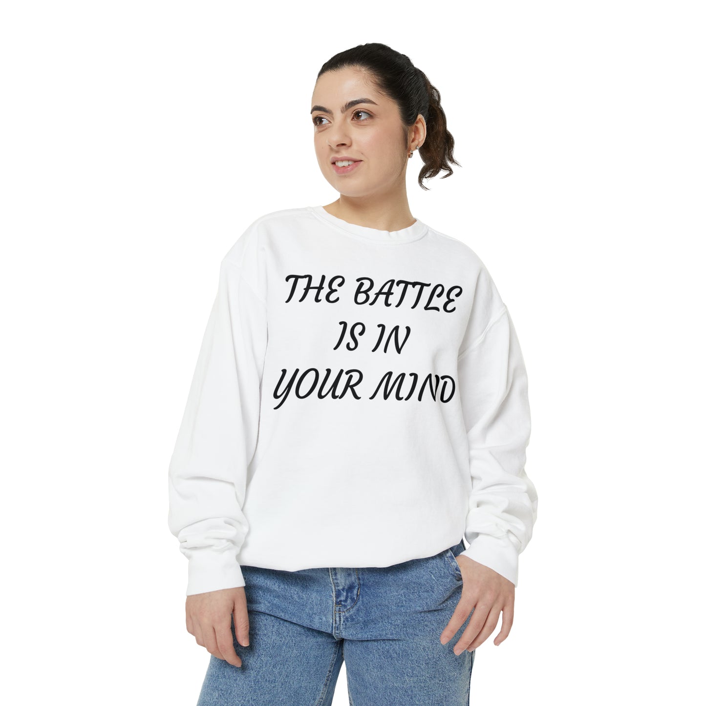 Battle of the Mind Unisex Garment-Dyed Sweatshirt