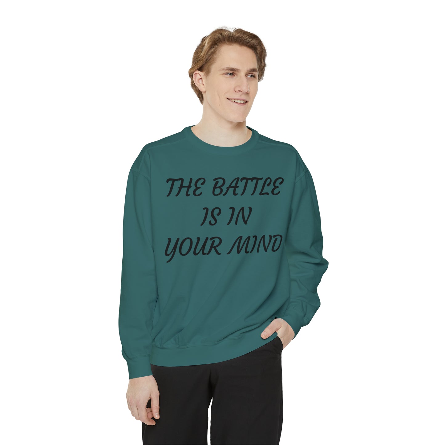 Battle of the Mind Unisex Garment-Dyed Sweatshirt