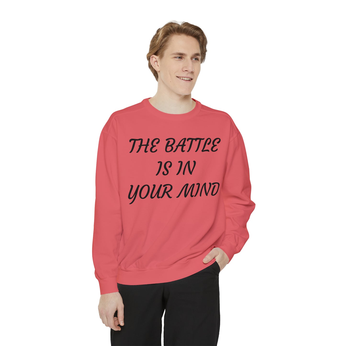 Battle of the Mind Unisex Garment-Dyed Sweatshirt