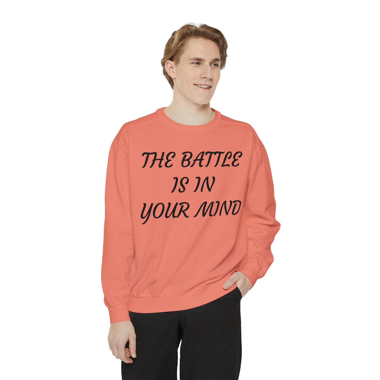 Battle of the Mind Unisex Garment-Dyed Sweatshirt