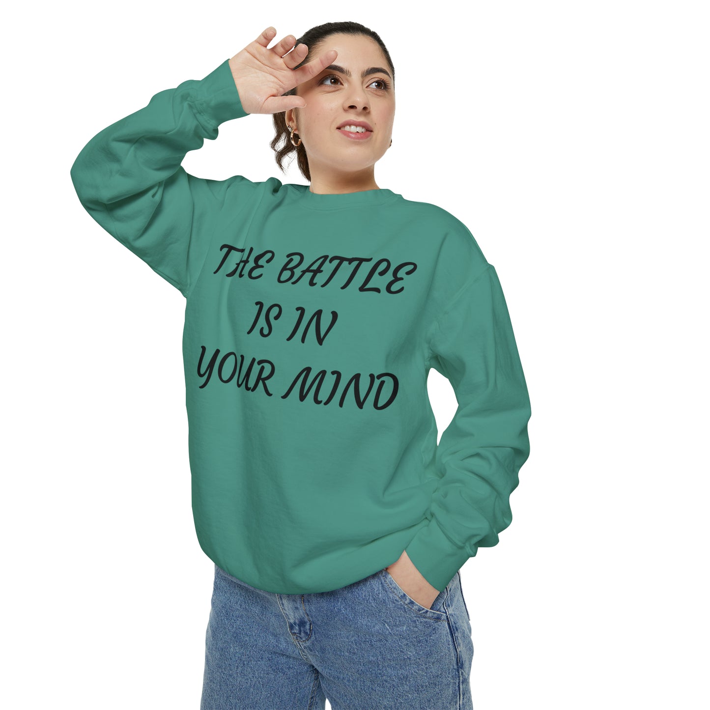 Battle of the Mind Unisex Garment-Dyed Sweatshirt