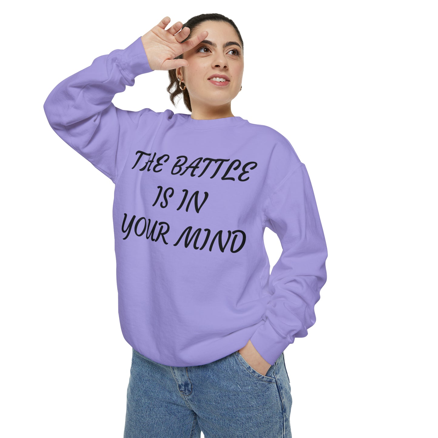 Battle of the Mind Unisex Garment-Dyed Sweatshirt