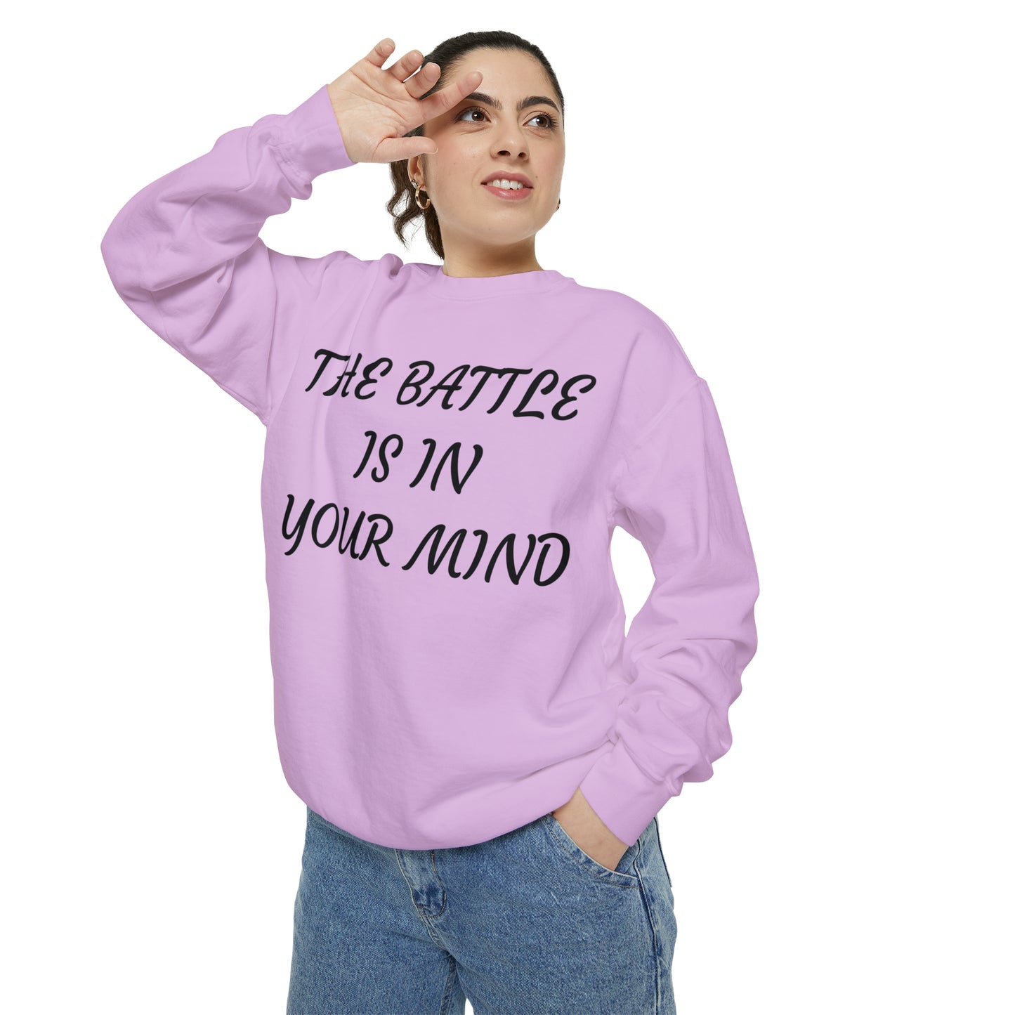 Battle of the Mind Unisex Garment-Dyed Sweatshirt