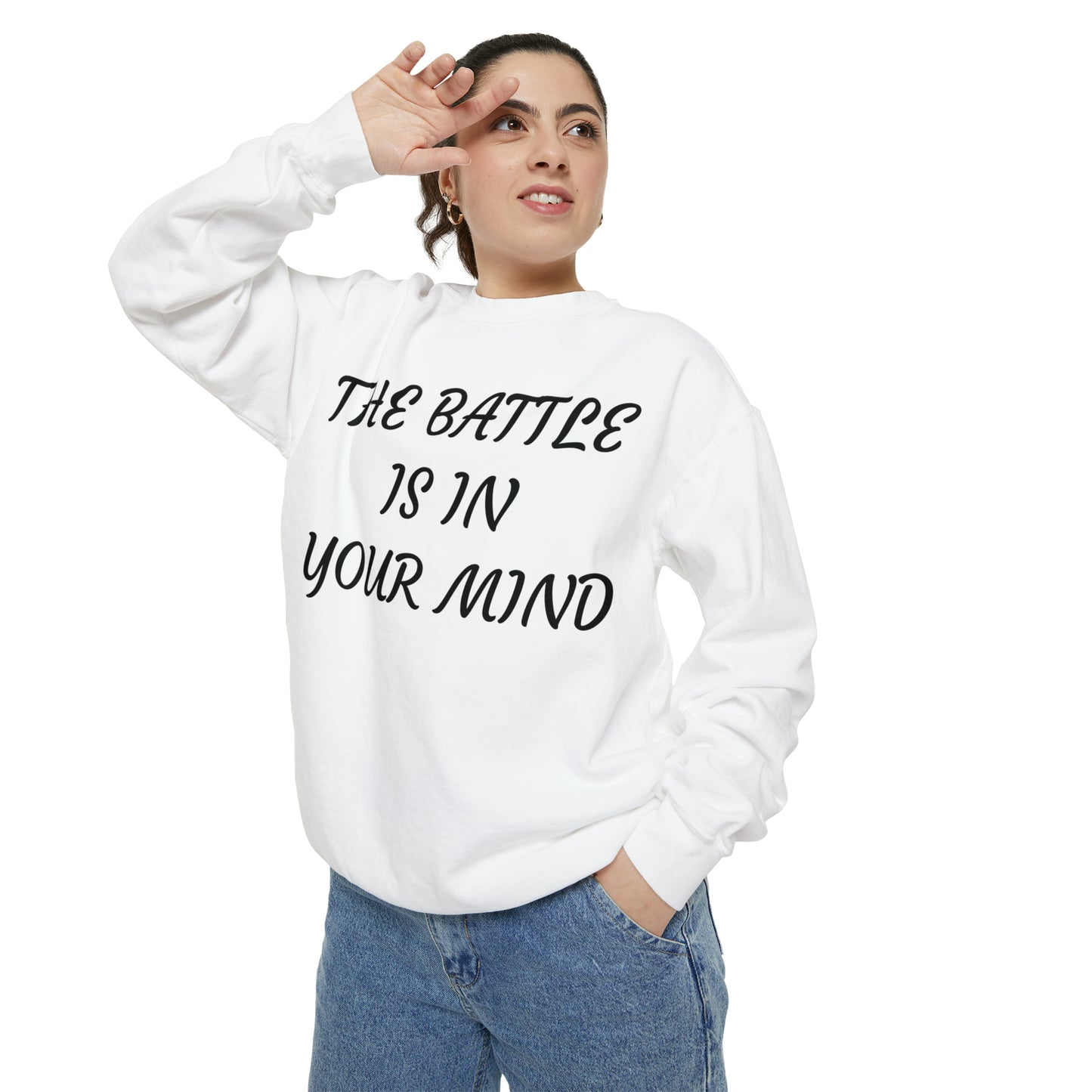 Battle of the Mind Unisex Garment-Dyed Sweatshirt