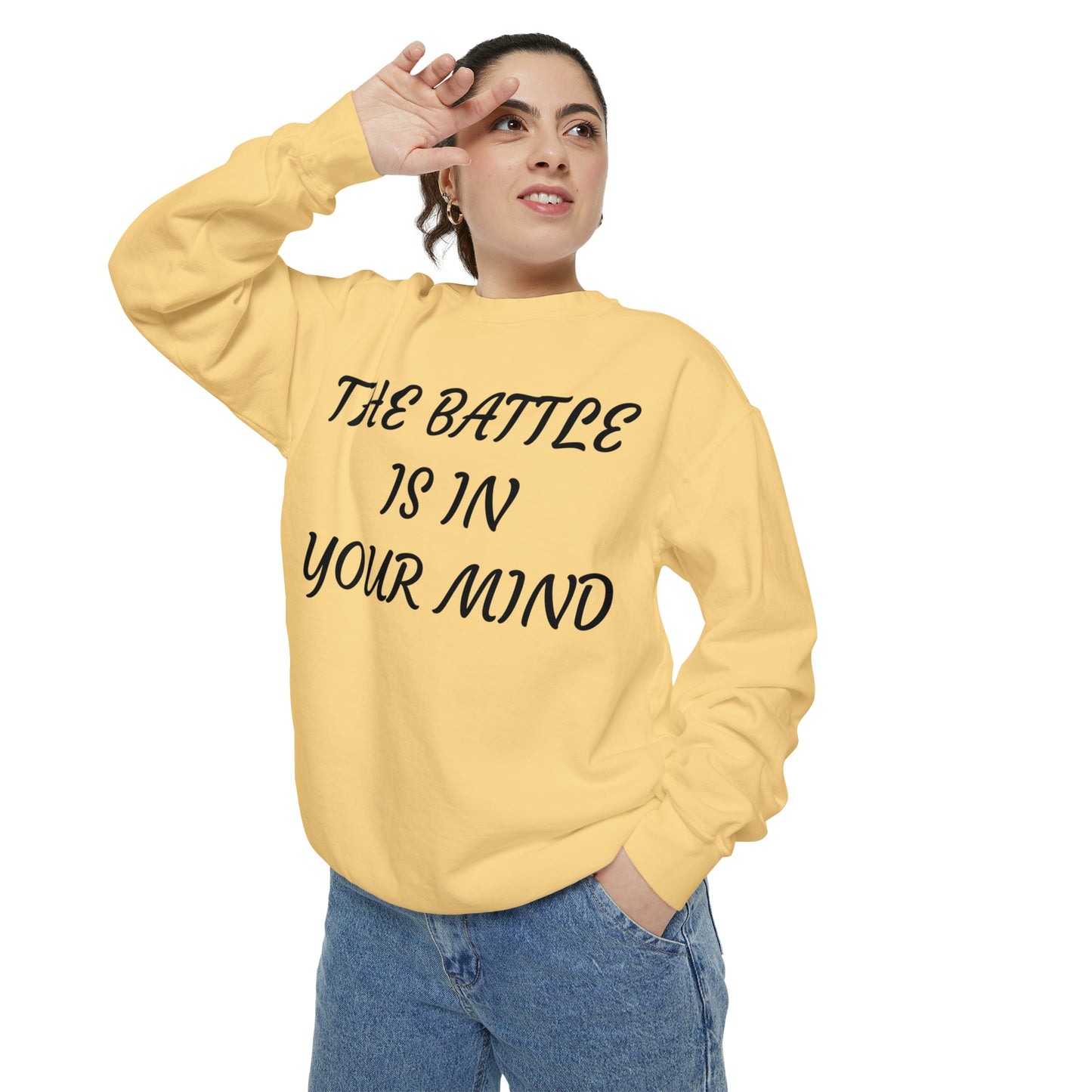 Battle of the Mind Unisex Garment-Dyed Sweatshirt