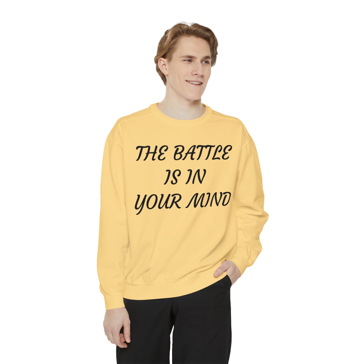 Battle of the Mind Unisex Garment-Dyed Sweatshirt