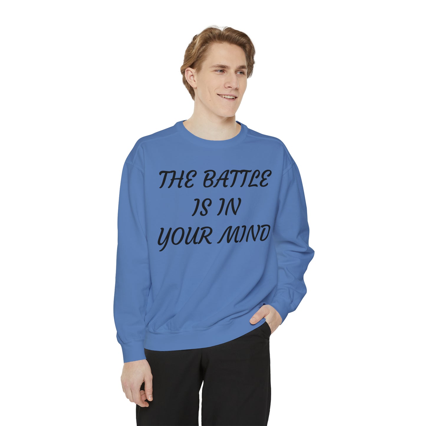 Battle of the Mind Unisex Garment-Dyed Sweatshirt