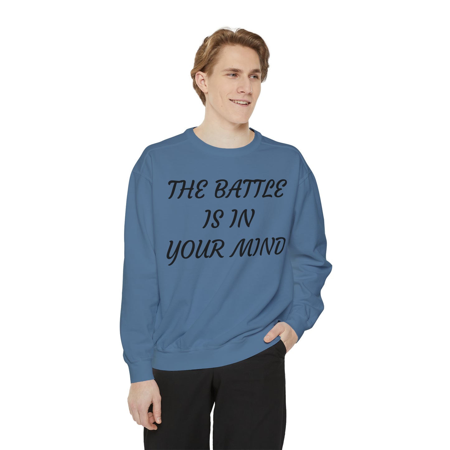 Battle of the Mind Unisex Garment-Dyed Sweatshirt