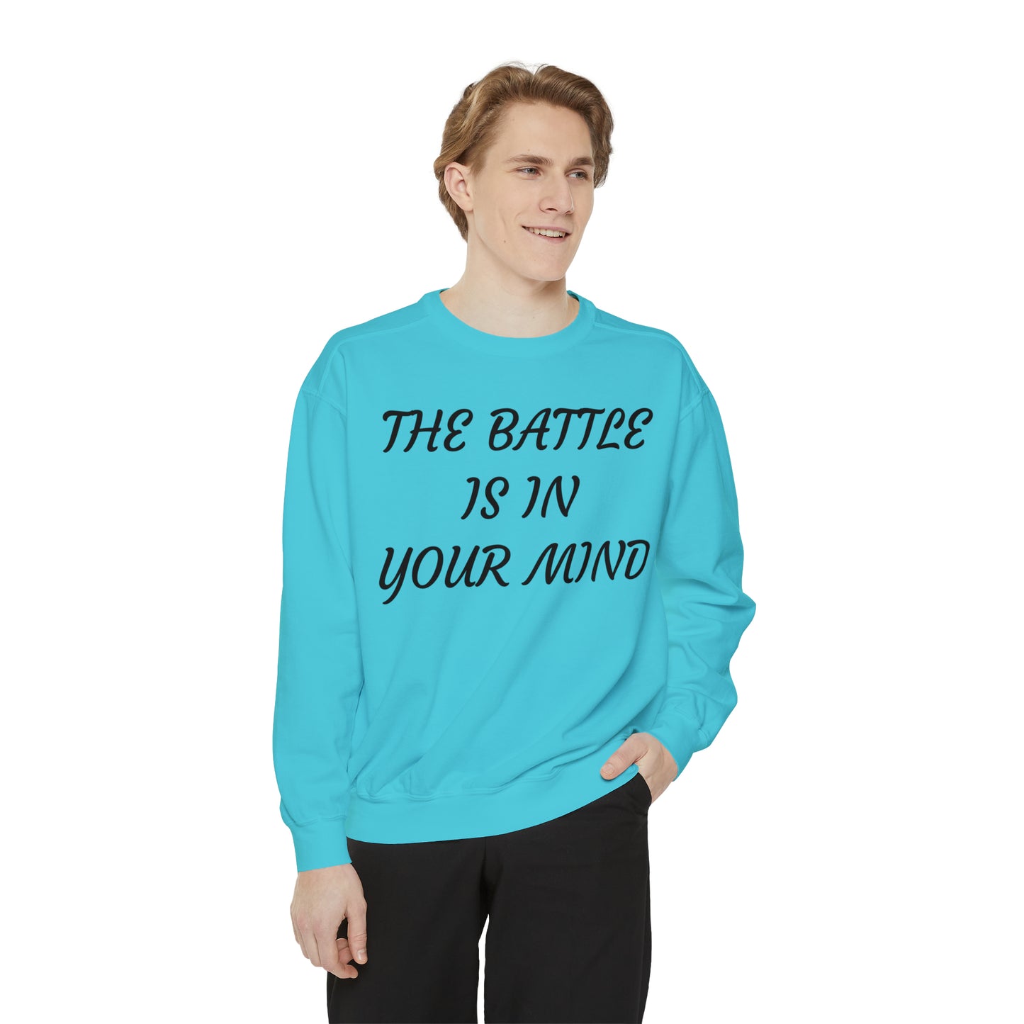 Battle of the Mind Unisex Garment-Dyed Sweatshirt