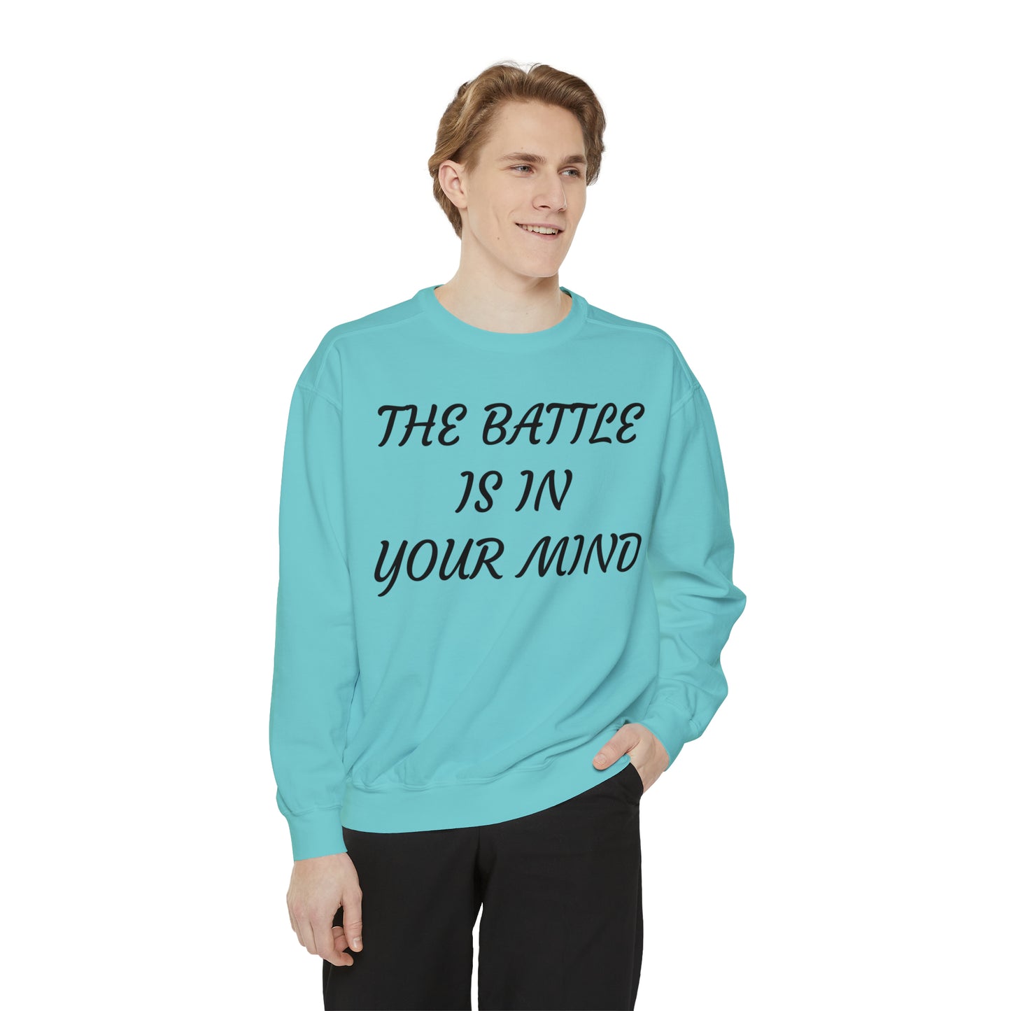 Battle of the Mind Unisex Garment-Dyed Sweatshirt