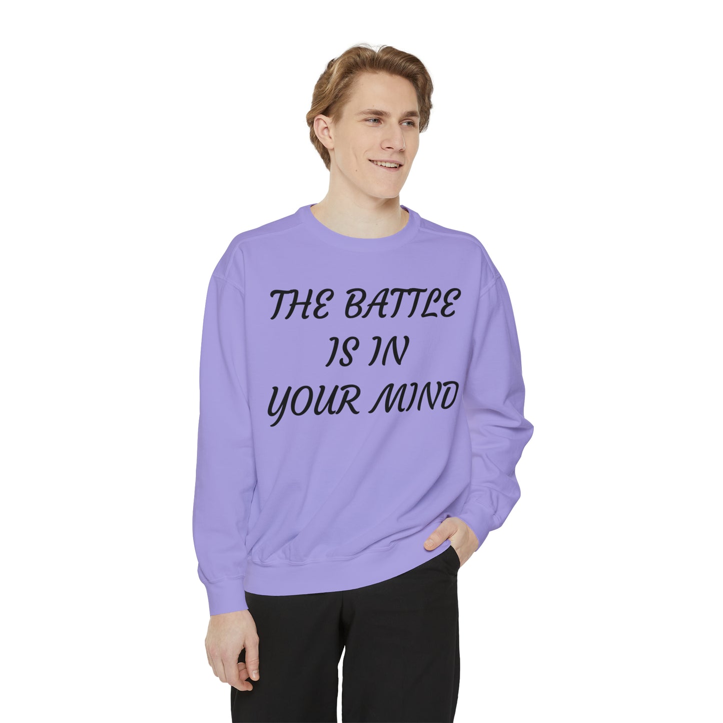 Battle of the Mind Unisex Garment-Dyed Sweatshirt