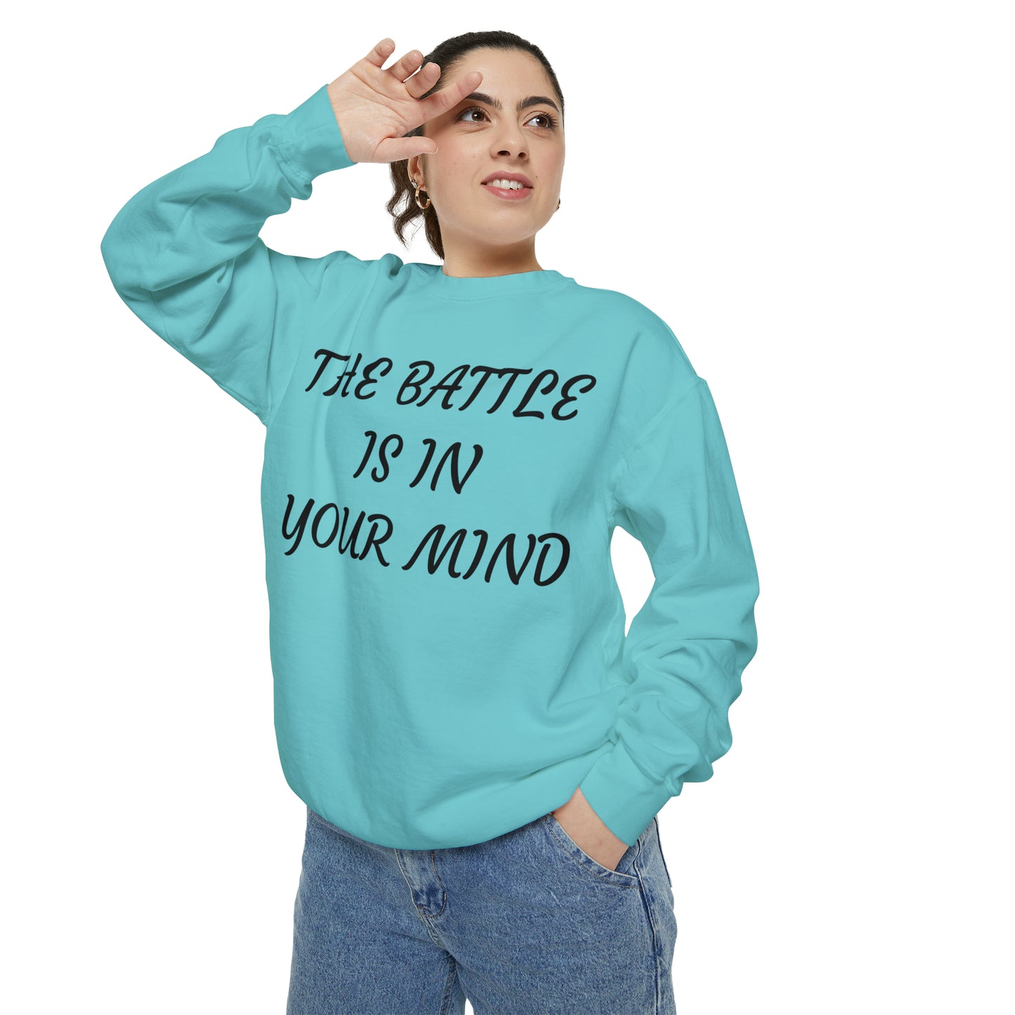 Battle of the Mind Unisex Garment-Dyed Sweatshirt