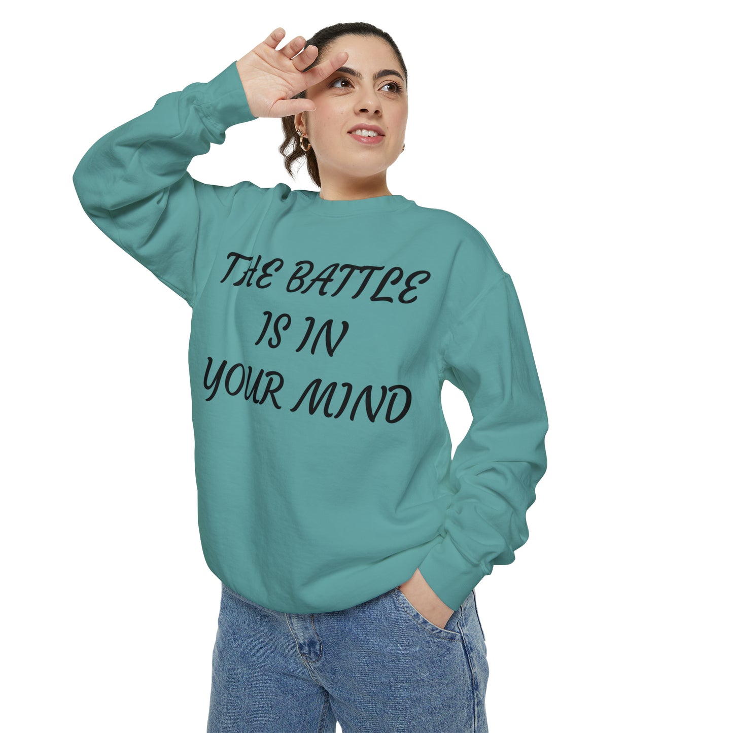 Battle of the Mind Unisex Garment-Dyed Sweatshirt